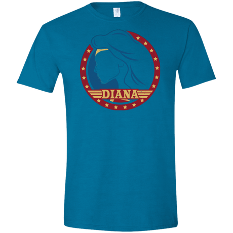 T-Shirts Antique Sapphire / S Diana Men's Semi-Fitted Softstyle