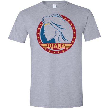 T-Shirts Sport Grey / X-Small Diana Men's Semi-Fitted Softstyle
