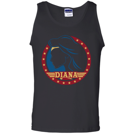 T-Shirts Black / S Diana Men's Tank Top