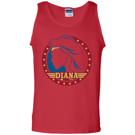 T-Shirts Red / S Diana Men's Tank Top
