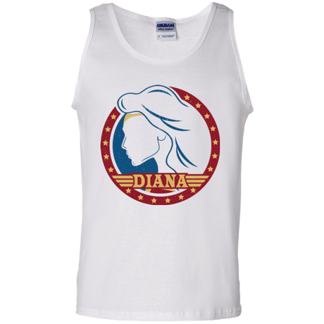 T-Shirts White / S Diana Men's Tank Top