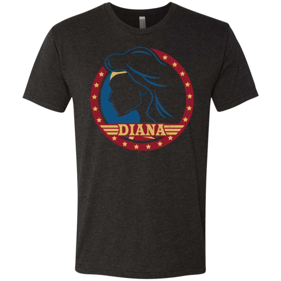 T-Shirts Vintage Black / S Diana Men's Triblend T-Shirt
