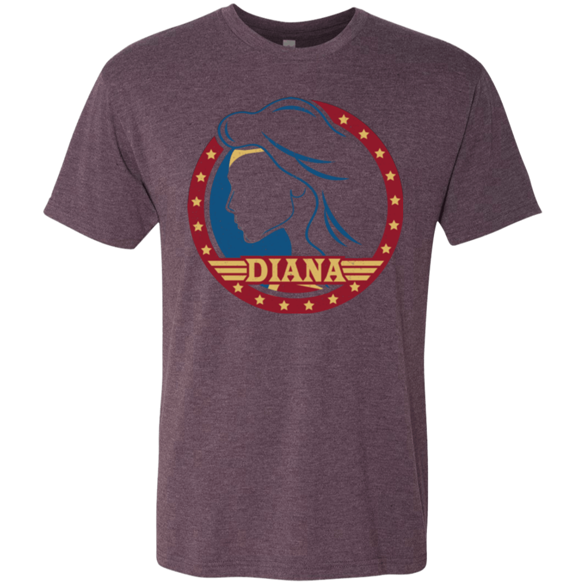 T-Shirts Vintage Purple / S Diana Men's Triblend T-Shirt