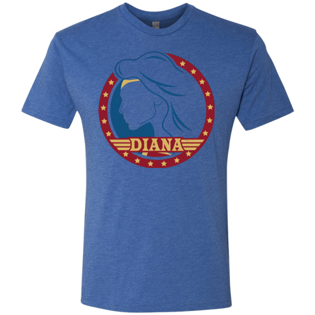 T-Shirts Vintage Royal / S Diana Men's Triblend T-Shirt