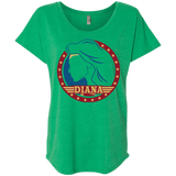 T-Shirts Envy / X-Small Diana Triblend Dolman Sleeve