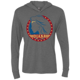 T-Shirts Premium Heather / X-Small Diana Triblend Long Sleeve Hoodie Tee