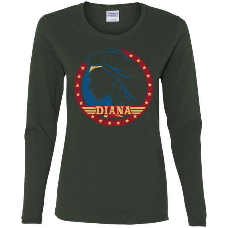 T-Shirts Forest / S Diana Women's Long Sleeve T-Shirt