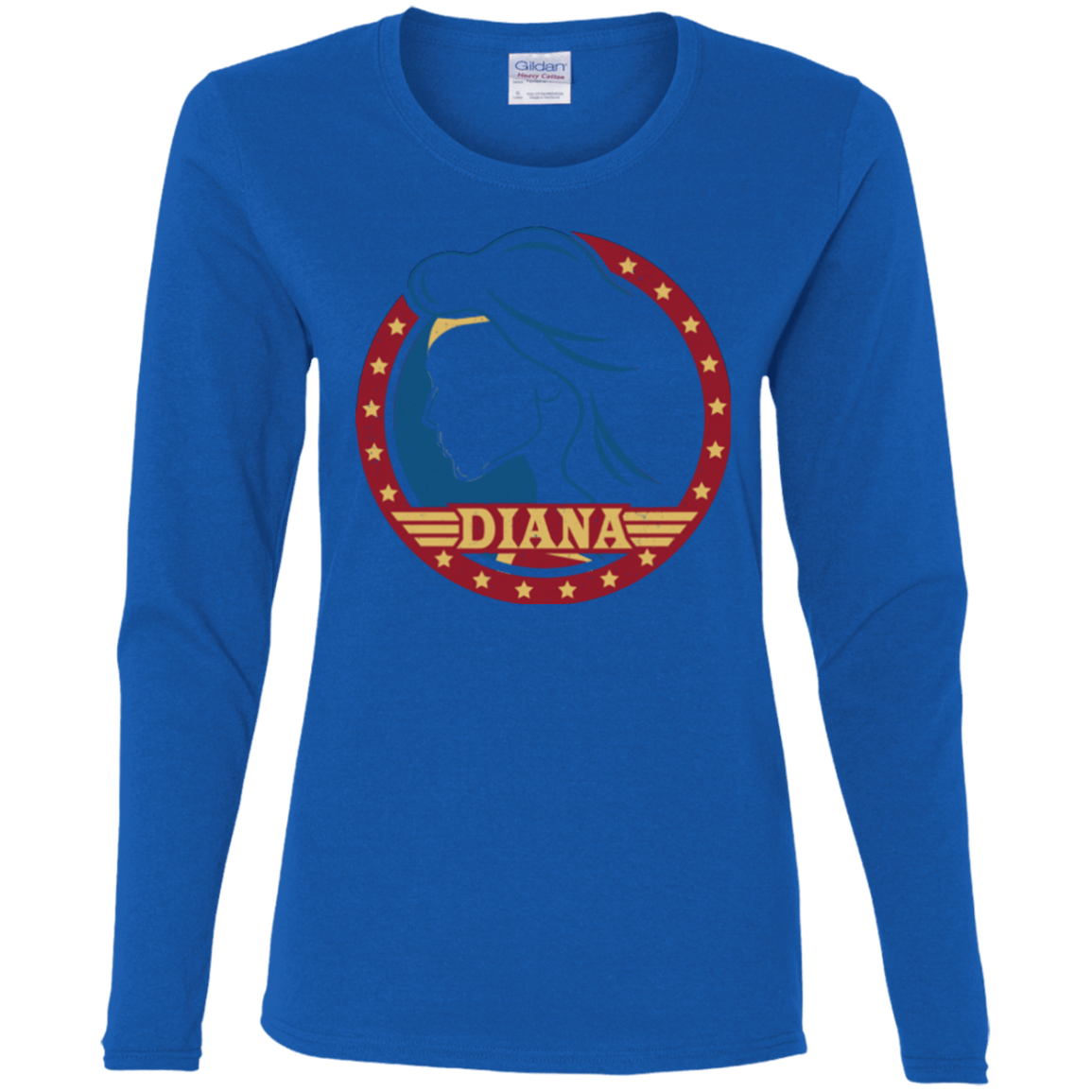 T-Shirts Royal / S Diana Women's Long Sleeve T-Shirt