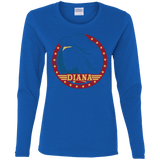 T-Shirts Royal / S Diana Women's Long Sleeve T-Shirt