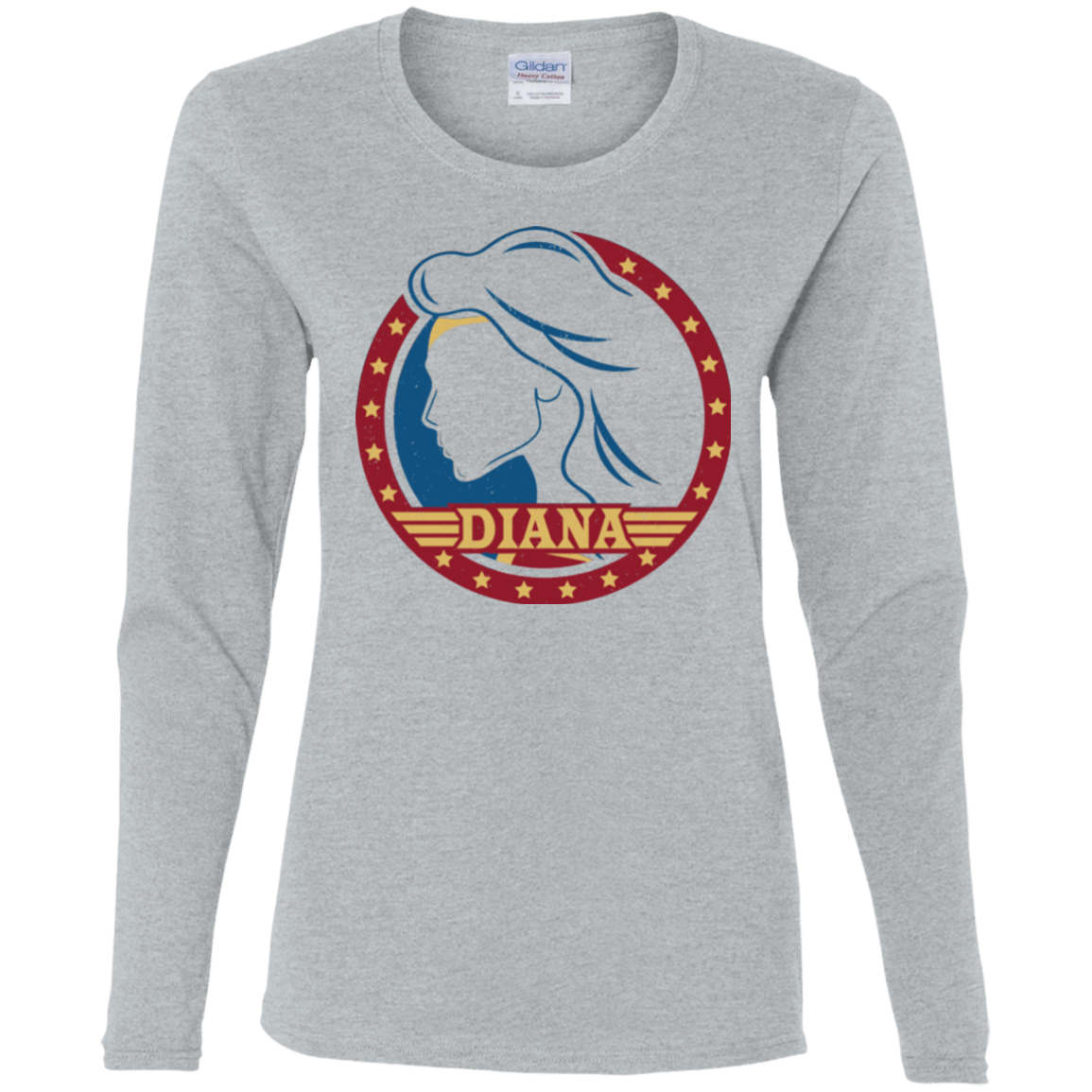 T-Shirts Sport Grey / S Diana Women's Long Sleeve T-Shirt