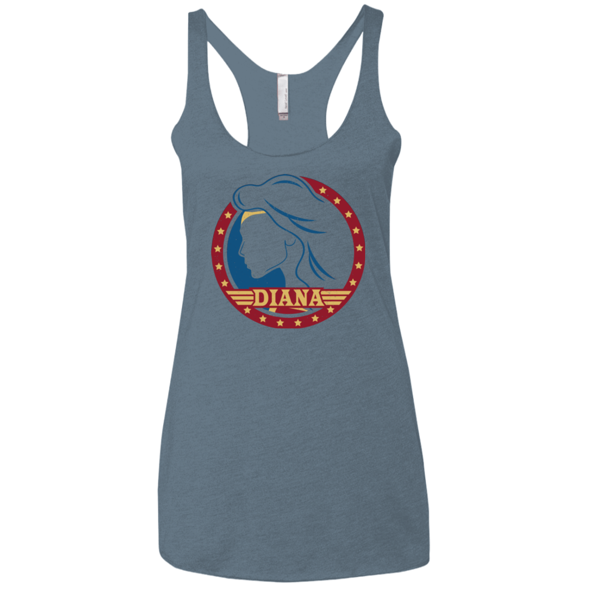 T-Shirts Indigo / X-Small Diana Women's Triblend Racerback Tank