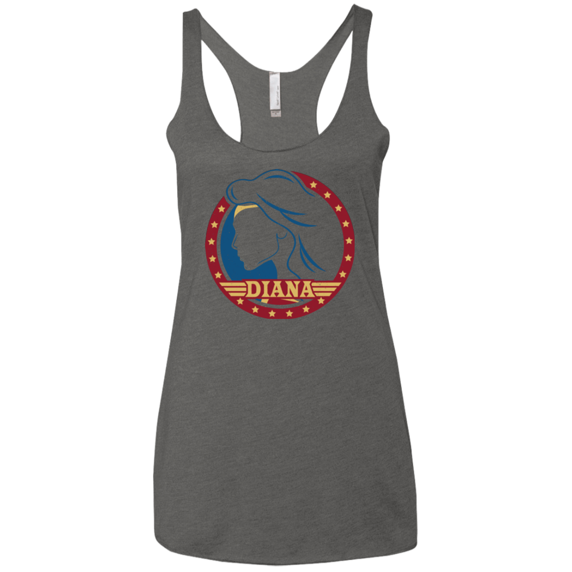 T-Shirts Premium Heather / X-Small Diana Women's Triblend Racerback Tank