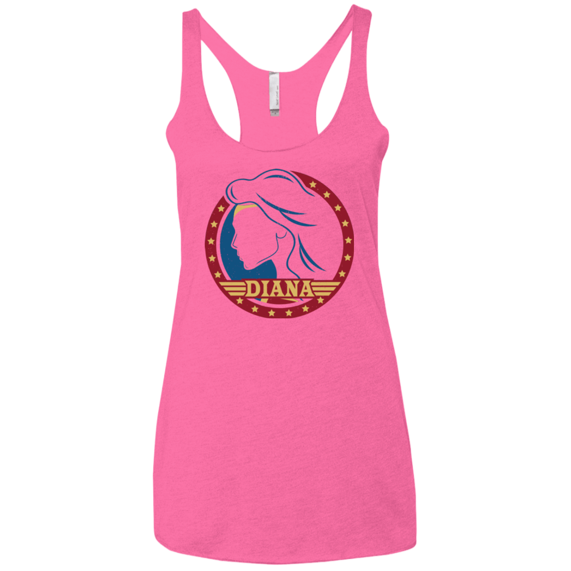 T-Shirts Vintage Pink / X-Small Diana Women's Triblend Racerback Tank
