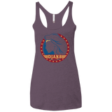 T-Shirts Vintage Purple / X-Small Diana Women's Triblend Racerback Tank