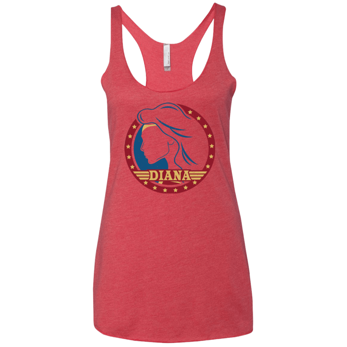 T-Shirts Vintage Red / X-Small Diana Women's Triblend Racerback Tank