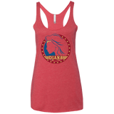 T-Shirts Vintage Red / X-Small Diana Women's Triblend Racerback Tank