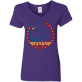 T-Shirts Purple / S Diana Women's V-Neck T-Shirt