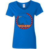 T-Shirts Royal / S Diana Women's V-Neck T-Shirt