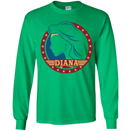 T-Shirts Irish Green / YS Diana Youth Long Sleeve T-Shirt