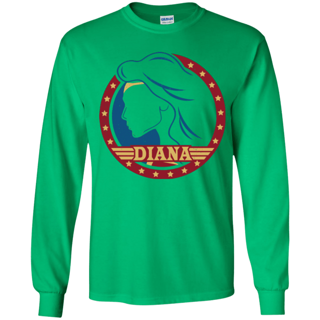 T-Shirts Irish Green / YS Diana Youth Long Sleeve T-Shirt