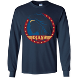 T-Shirts Navy / YS Diana Youth Long Sleeve T-Shirt
