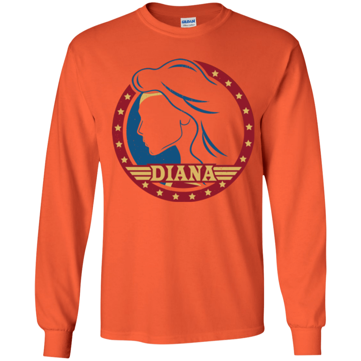 T-Shirts Orange / YS Diana Youth Long Sleeve T-Shirt