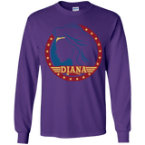 T-Shirts Purple / YS Diana Youth Long Sleeve T-Shirt