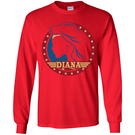 T-Shirts Red / YS Diana Youth Long Sleeve T-Shirt