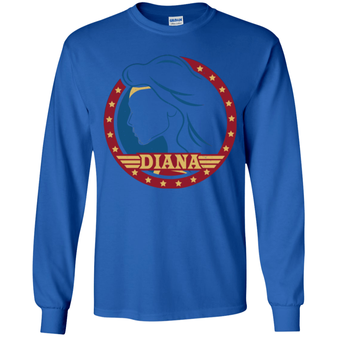 T-Shirts Royal / YS Diana Youth Long Sleeve T-Shirt