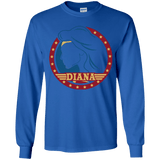 T-Shirts Royal / YS Diana Youth Long Sleeve T-Shirt