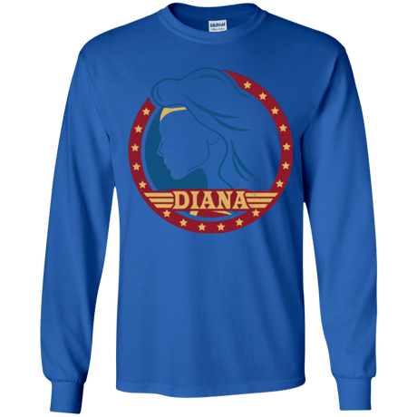 T-Shirts Royal / YS Diana Youth Long Sleeve T-Shirt