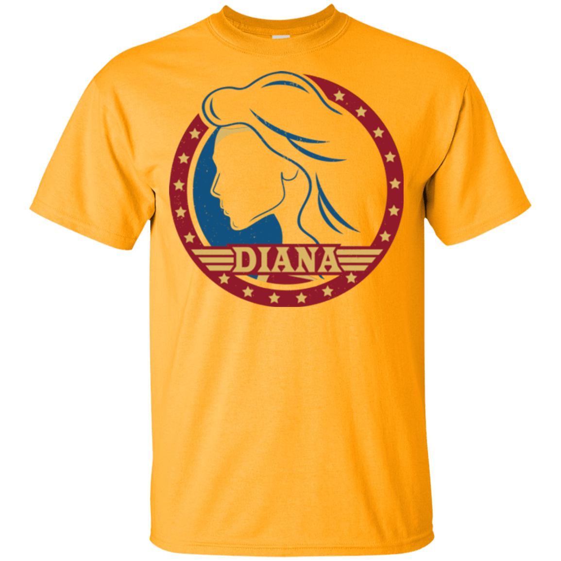 T-Shirts Gold / YXS Diana Youth T-Shirt