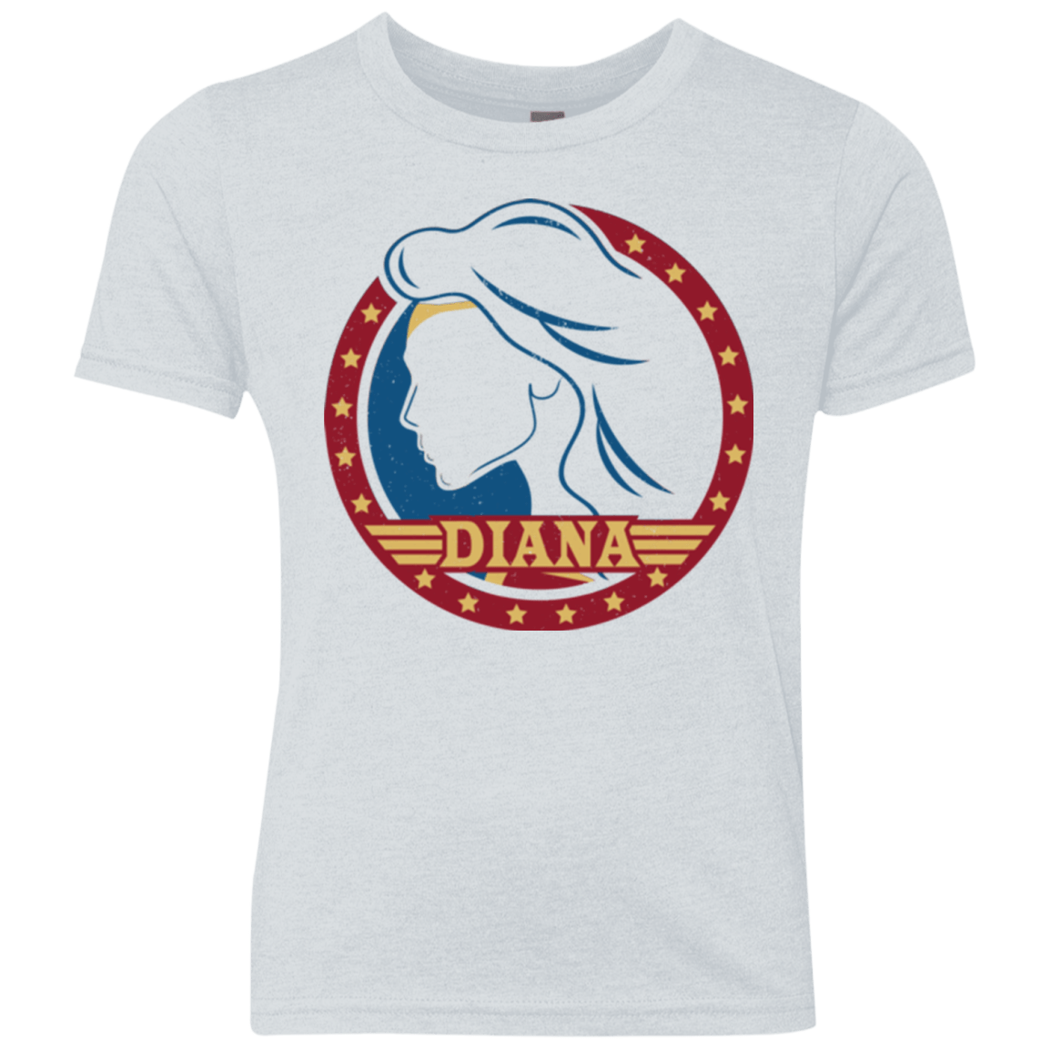 T-Shirts Heather White / YXS Diana Youth Triblend T-Shirt