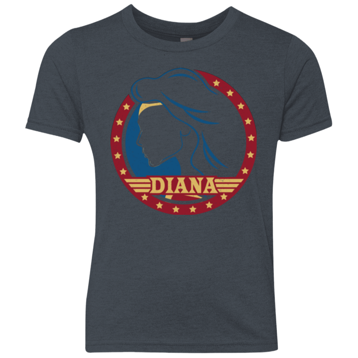 T-Shirts Vintage Navy / YXS Diana Youth Triblend T-Shirt