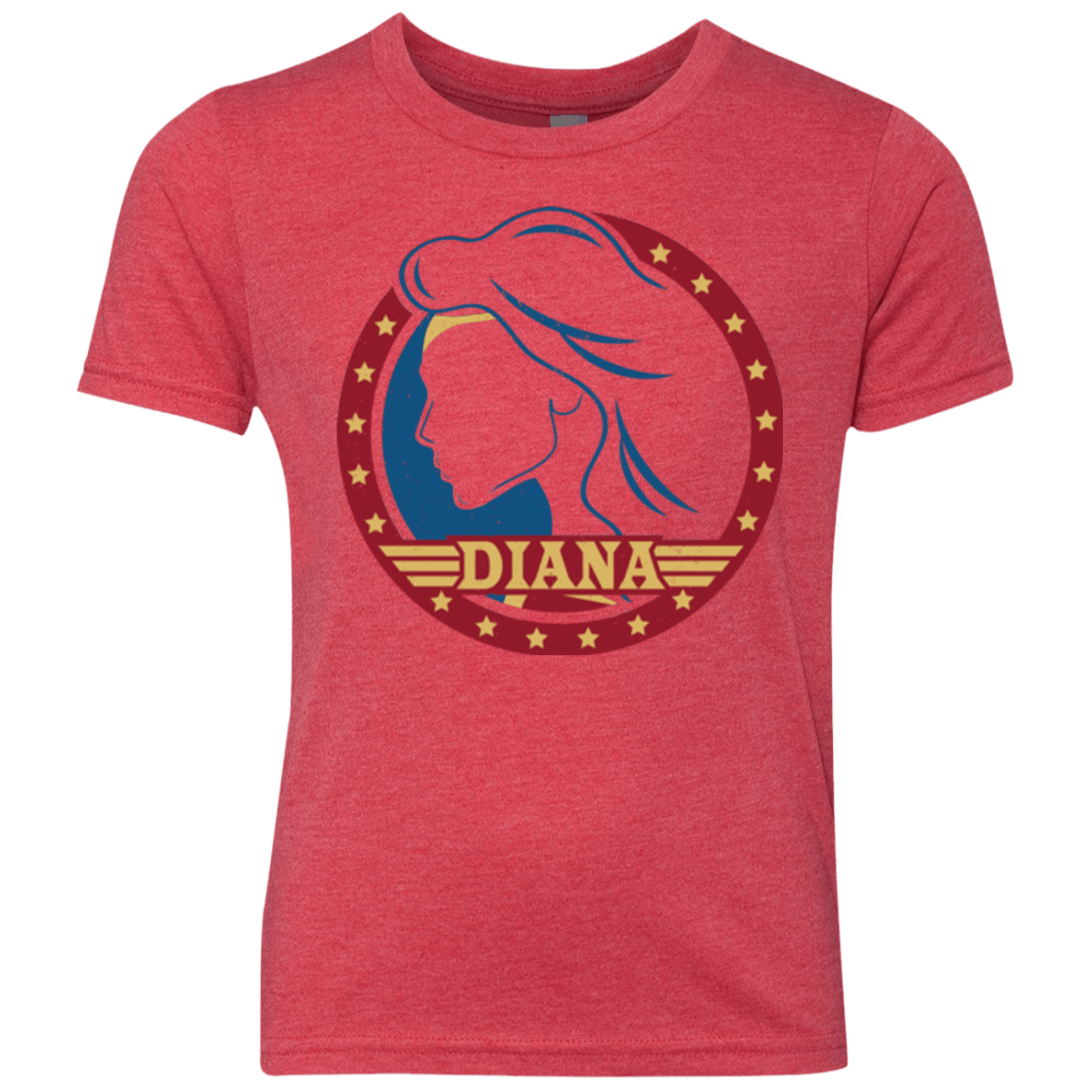 T-Shirts Vintage Red / YXS Diana Youth Triblend T-Shirt