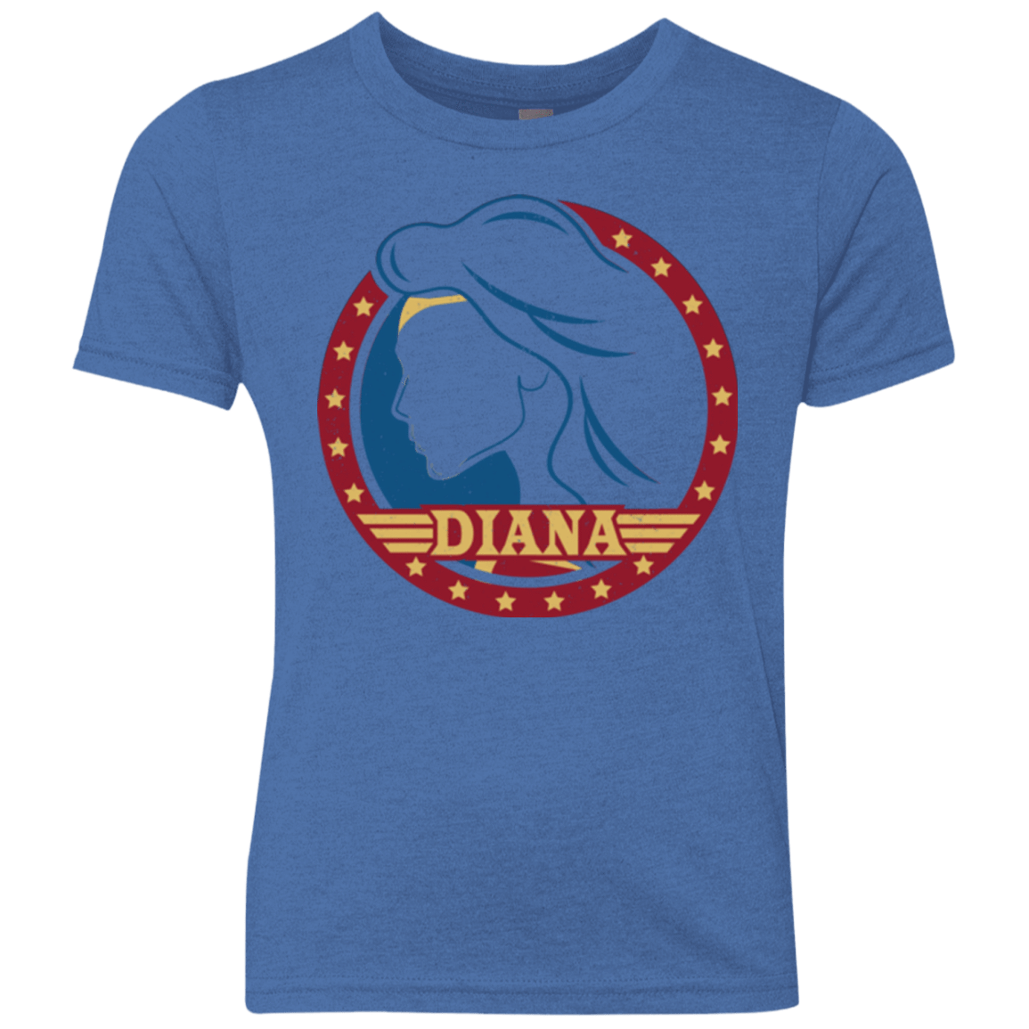 T-Shirts Vintage Royal / YXS Diana Youth Triblend T-Shirt