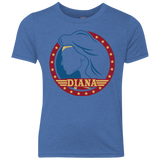 T-Shirts Vintage Royal / YXS Diana Youth Triblend T-Shirt