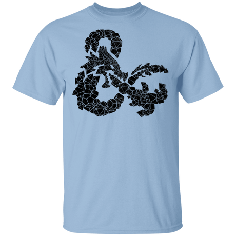 T-Shirts Light Blue / S Dice and Dragon D&D T-Shirt