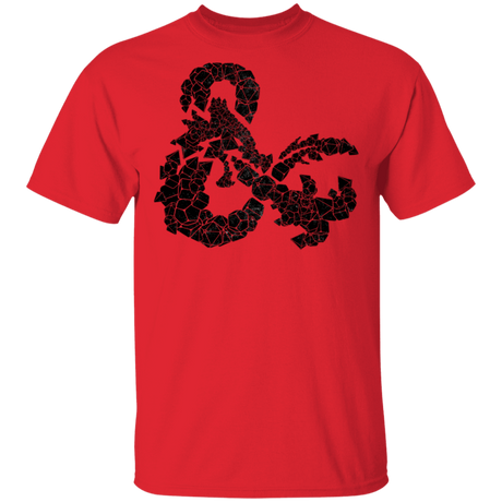 T-Shirts Red / S Dice and Dragon D&D T-Shirt