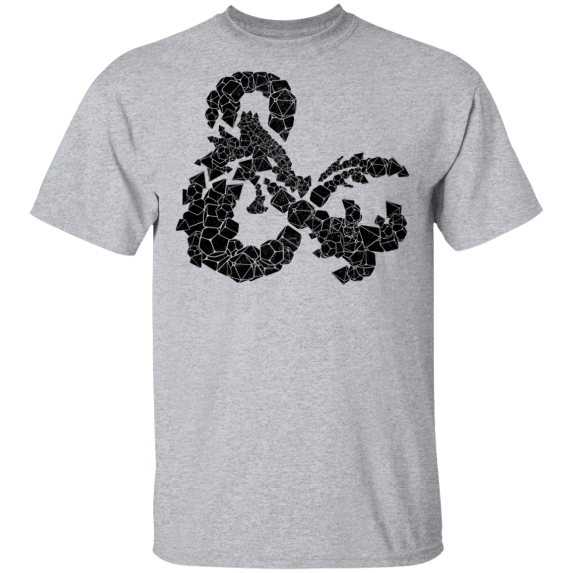 T-Shirts Sport Grey / S Dice and Dragon D&D T-Shirt