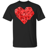 T-Shirts Black / S Dice Heart T-Shirt