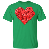 T-Shirts Irish Green / S Dice Heart T-Shirt