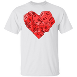 T-Shirts White / S Dice Heart T-Shirt
