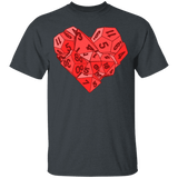T-Shirts Dark Heather / YXS Dice Heart Youth T-Shirt