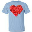 T-Shirts Light Blue / YXS Dice Heart Youth T-Shirt