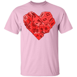 T-Shirts Light Pink / YXS Dice Heart Youth T-Shirt