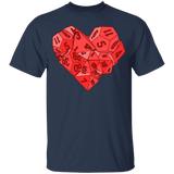 T-Shirts Navy / YXS Dice Heart Youth T-Shirt