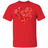 T-Shirts Red / YXS Dice Heart Youth T-Shirt