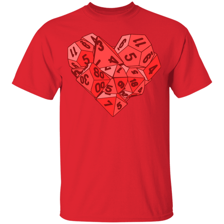 T-Shirts Red / YXS Dice Heart Youth T-Shirt