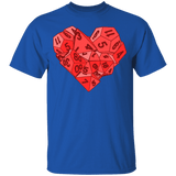 T-Shirts Royal / YXS Dice Heart Youth T-Shirt